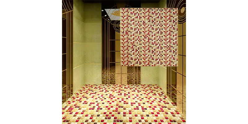 Luxury elevator floor